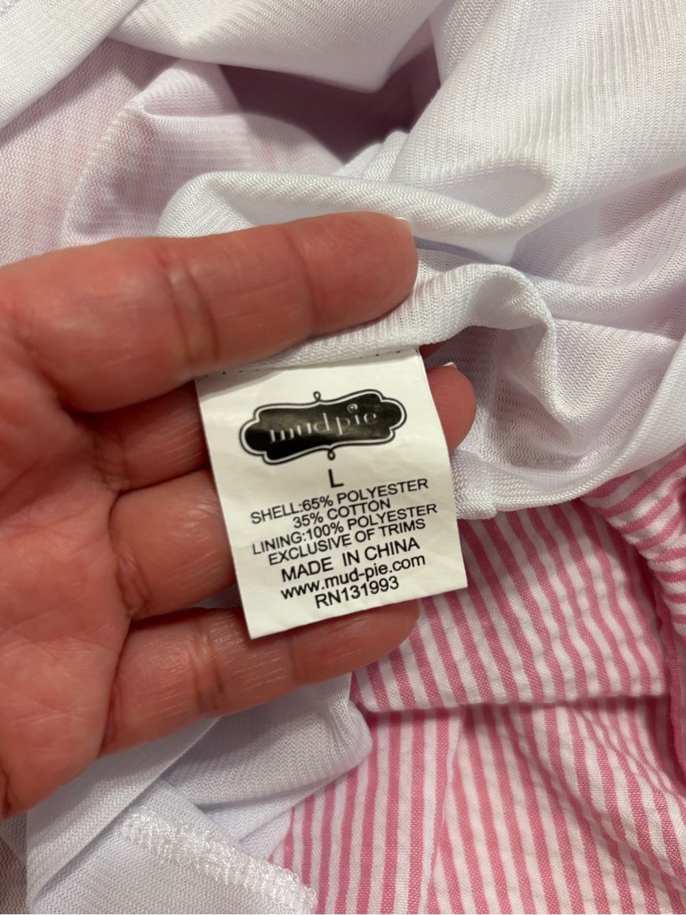 Mud Pie Sailor Seersucker Shift Dress 👗 - Picture 5 of 5